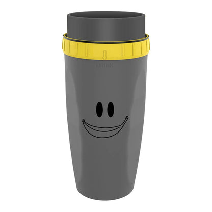 Twist Cup travel tumbler with twist-top mechanism and double-wall insulation for hot and cold drinks