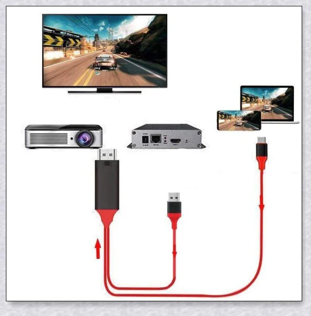 Phone to TV Adapter: Connect your mobile device to the big screen for an immersive viewing experience