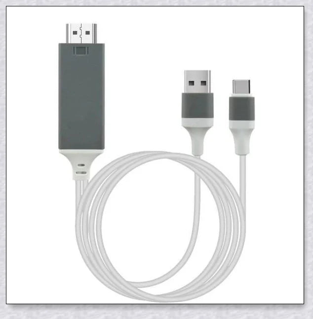 Phone to TV Adapter: Connect your mobile device to the big screen for an immersive viewing experience