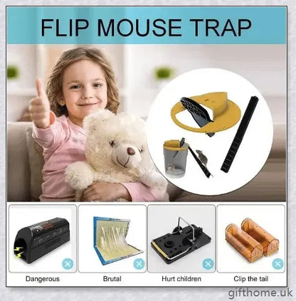 Automatic Mouse Trap Bucket for House - Efficient and Safe Pest Control Device