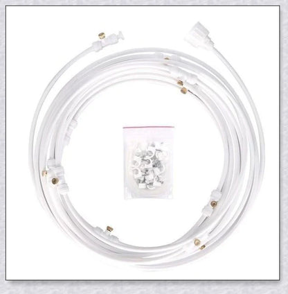 Premium outdoor misting system to cool your garden or patio during hot British summers