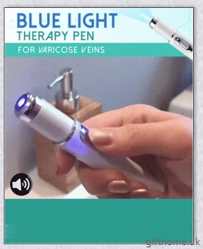BlueLight Therapy Pen for Varicose Veins - Safe, Effective, and Convenient Home Remedy for Eliminating Unsightly Veins