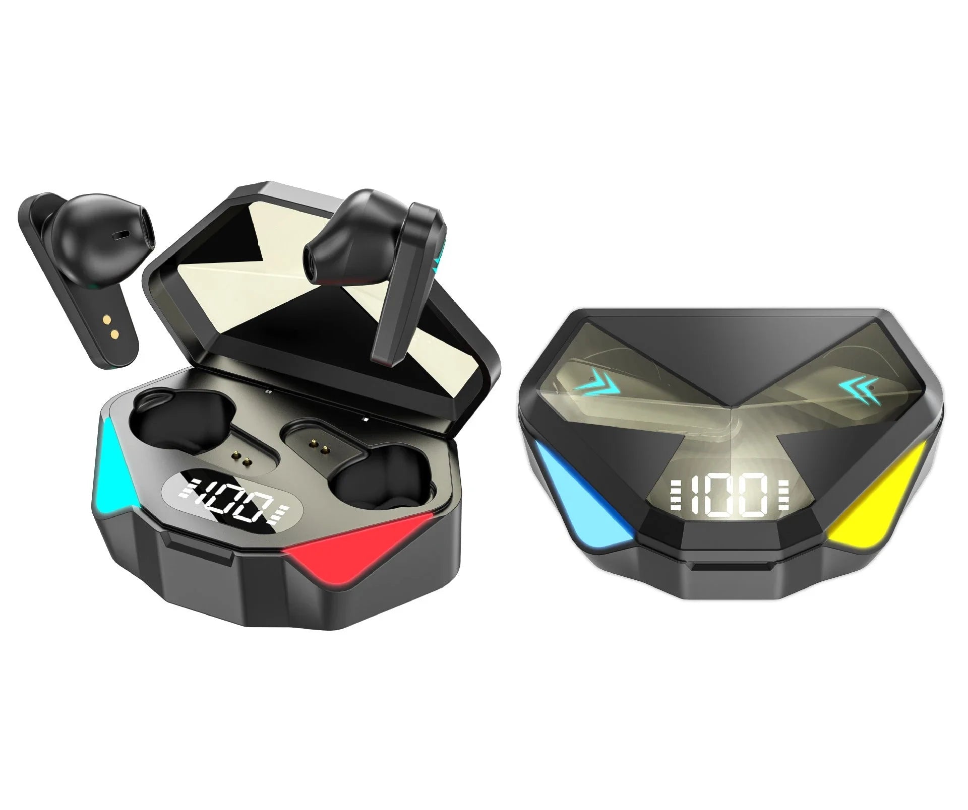 Premium wireless gaming headphones with noise cancellation and Bluetooth connectivity for immersive audio and clear team communication