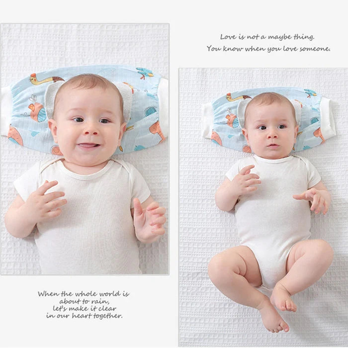 Ergonomic breastfeeding arm pillow with ice silk fabric for cooling comfort