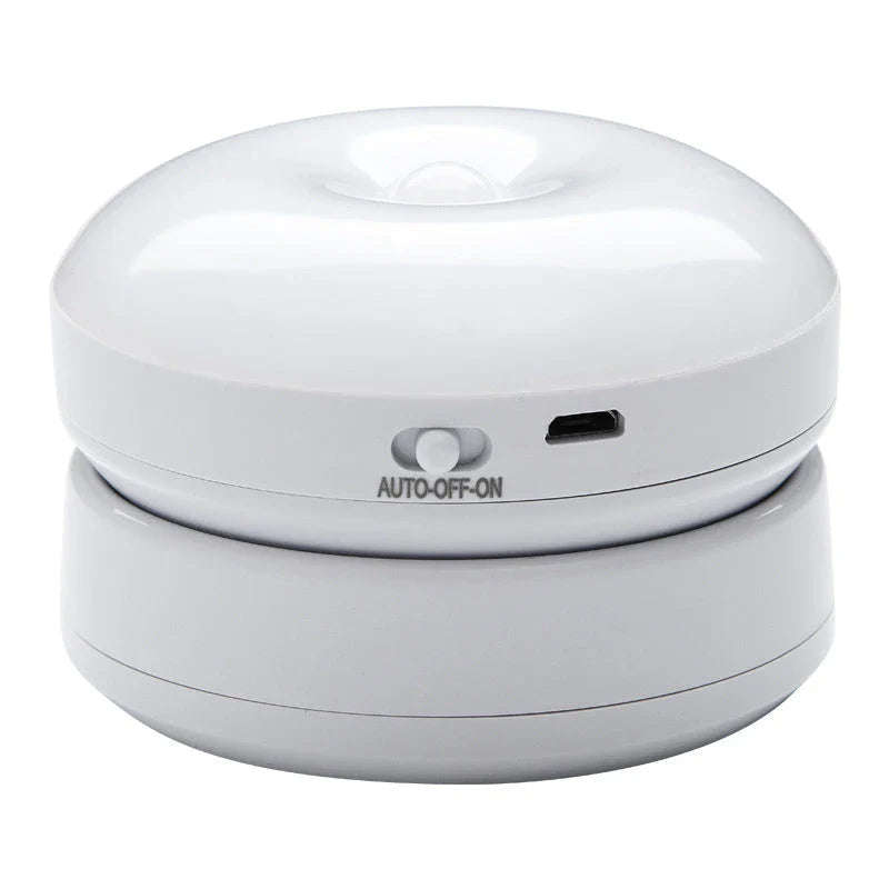 Motion-activated LED light with adjustable brightness and direction, designed for versatile use in any room of the home.