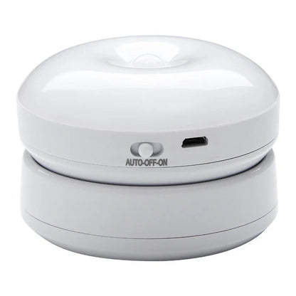 Motion-activated LED light with adjustable brightness and direction, designed for versatile use in any room of the home.