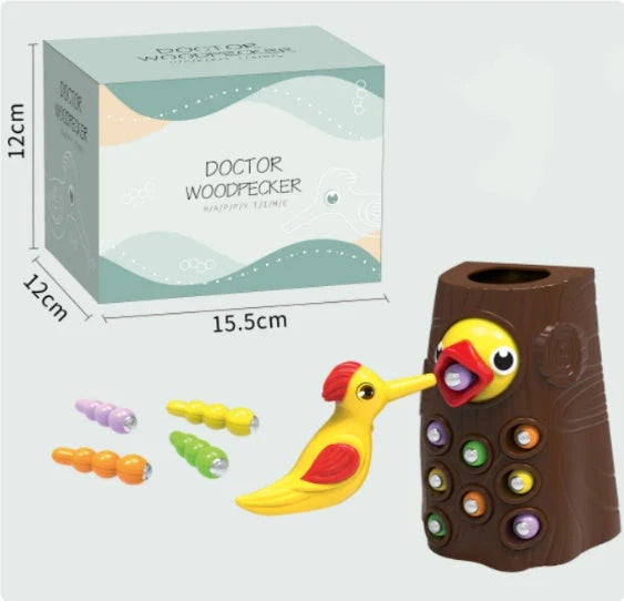 Woodpecker Magnetic Catch The Worm Game - Educational Toy for Children