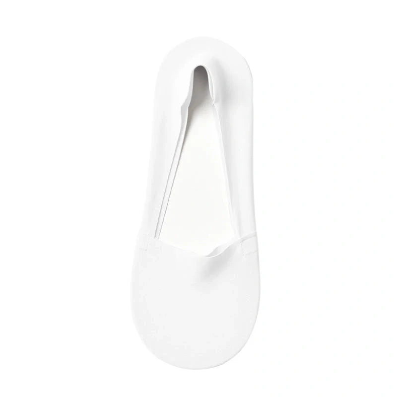 Silicone Non-Slip Shallow Boat Socks for Ladies in various colors, including black, skin, khaki, silver, and more.