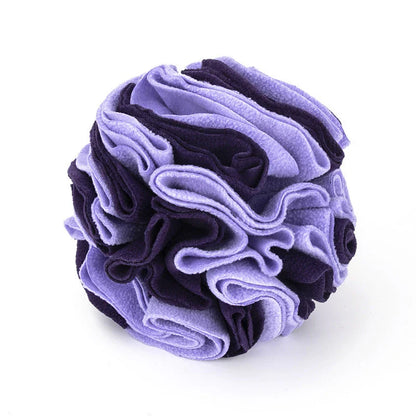 Premium snuffle puzzle mat made of soft, eco-friendly polar fleece to stimulate pets' natural foraging instincts