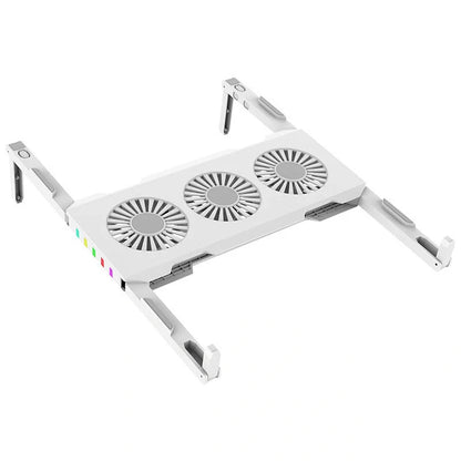 Portable slim smart laptop cooling pad with USB 3 fans for 17 inch laptops