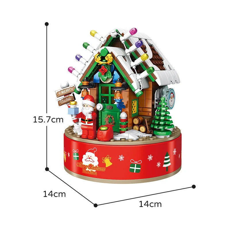 DIY LED Music Box Christmas Tree Ornaments for creative holiday decorating
