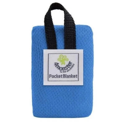Mini outdoor portable nylon picnic mat with waterproof base, available in red and blue