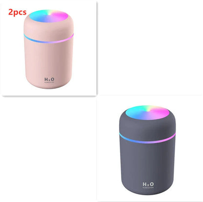 Mini USB Humidifier with Soothing Mist, Quiet Operation, and Automatic Shut-Off for Bedrooms