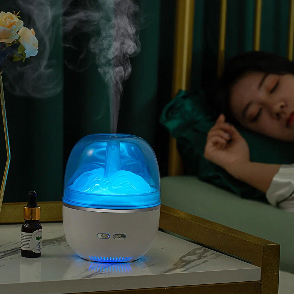 Premium Ultrasonic Air Humidifier with Colorful Lights, Essential Oil Diffuser, and Long-Lasting Operation for Home and Office