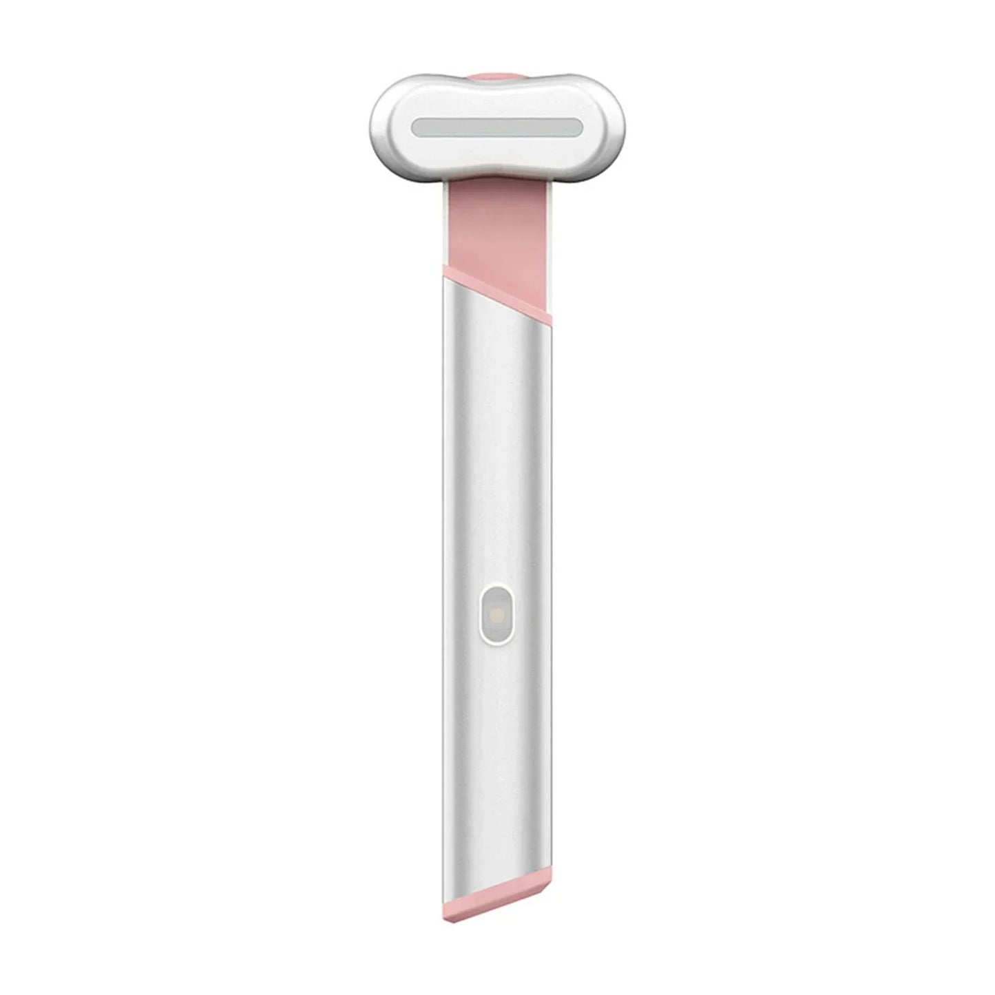 Rejuvenating eye massager with microcurrent, red light therapy, and vibration for youthful, radiant skin