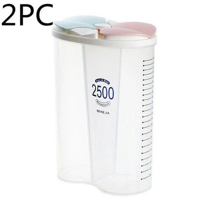 Premium food storage containers with airtight lids, designed to keep cereals, grains, and other dry goods fresh and organised