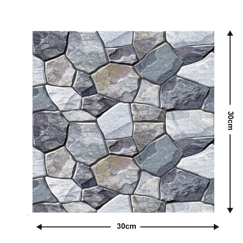 Brick texture self-adhesive wallpaper for moisture-proof home decoration