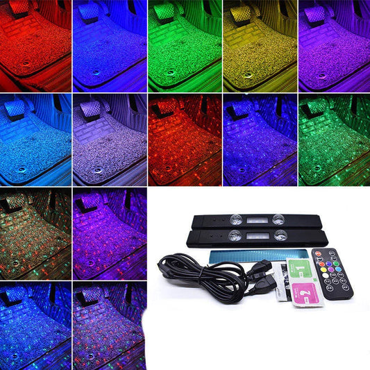 Foot Soles Full Of Stars LED Atmosphere Light for cars, creating a customisable starry night effect