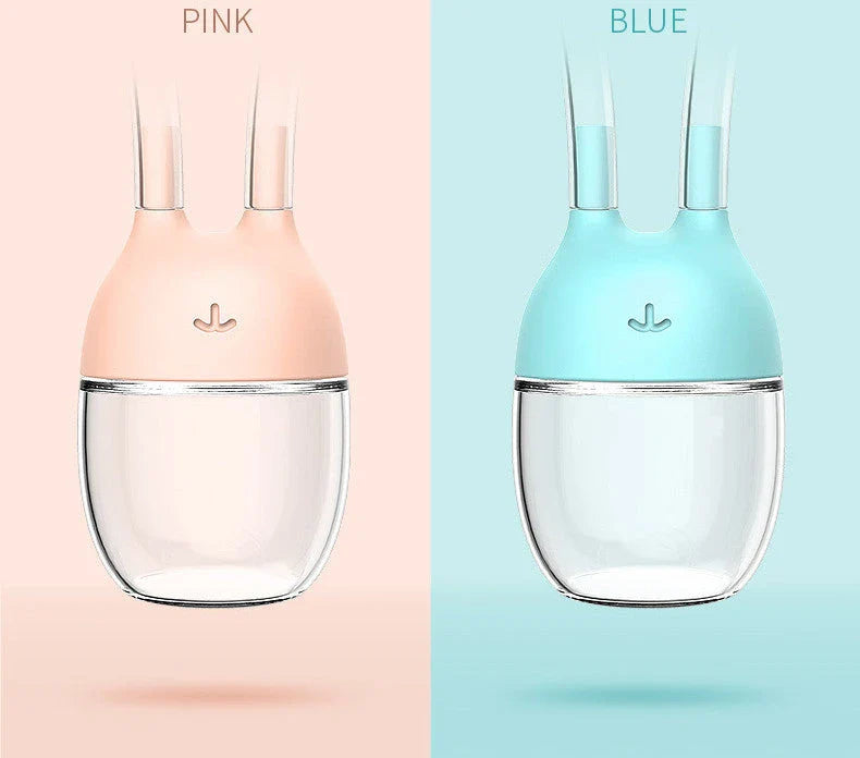 Premium nasal aspirator for safe and gentle baby nose cleaning with soft silicone tip and transparent mucus collection tank