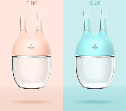 Premium nasal aspirator for safe and gentle baby nose cleaning with soft silicone tip and transparent mucus collection tank
