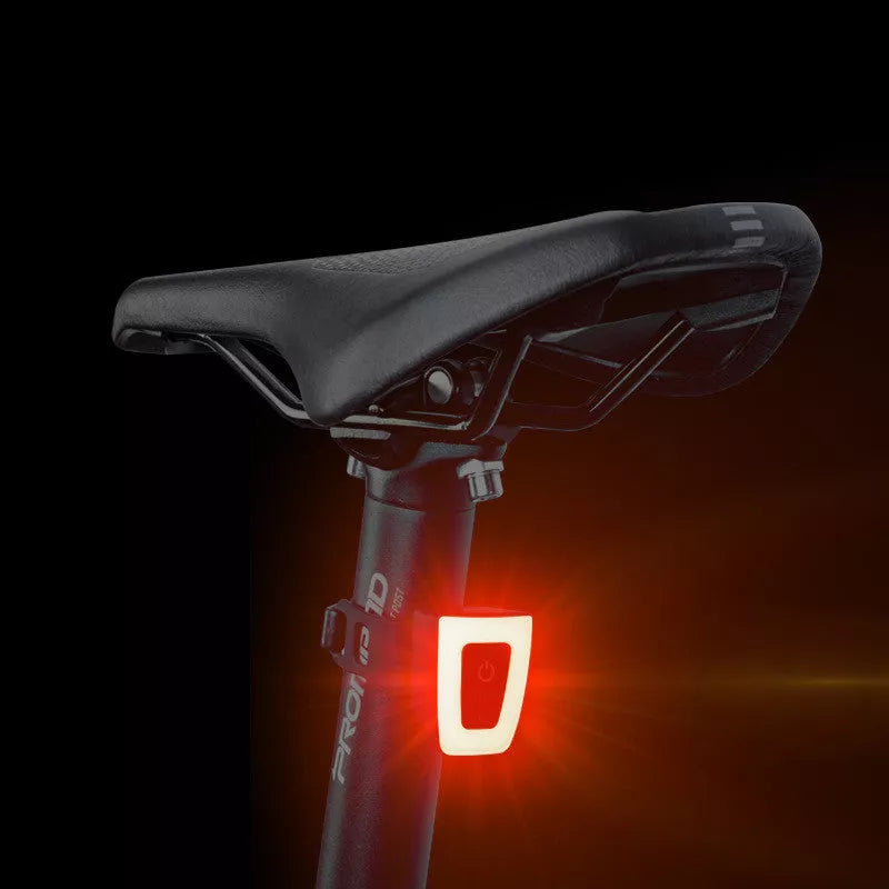 USB rechargeable bicycle taillight with three lighting modes