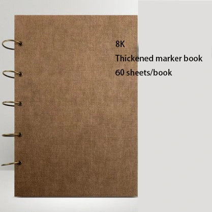 Premium Freehand Sketchbook with Vibrant Cover Designs - Versatile Notebook for Artists in the UK