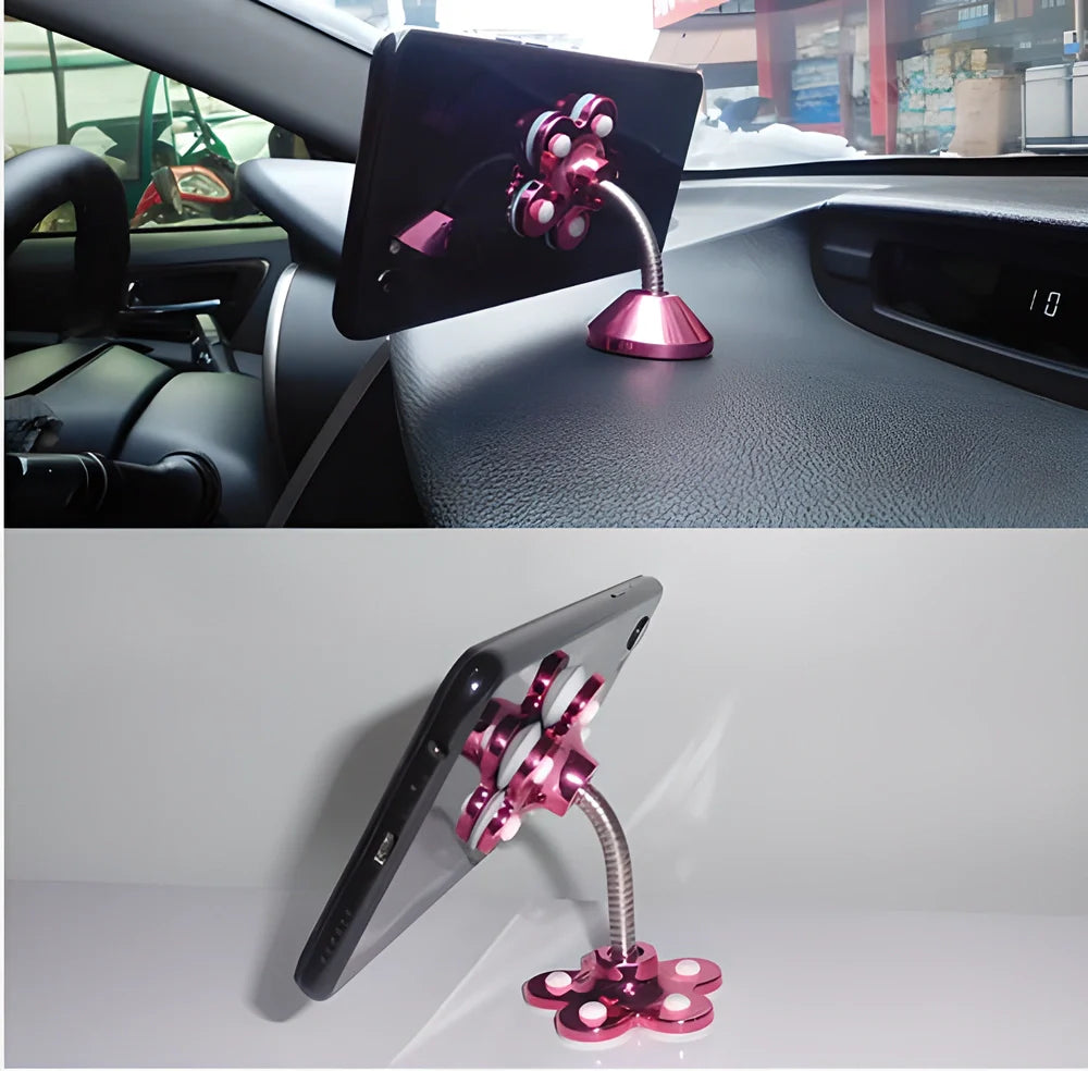 UltraGrip™ phone holder with powerful suction cups that can securely mount to any surface