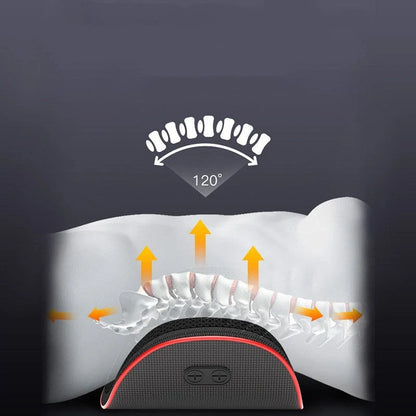 Electric Lumbar Traction Device with adjustable settings for heat and massage