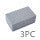 Natural pumice barbecue cleaning brick for chemical-free grill maintenance