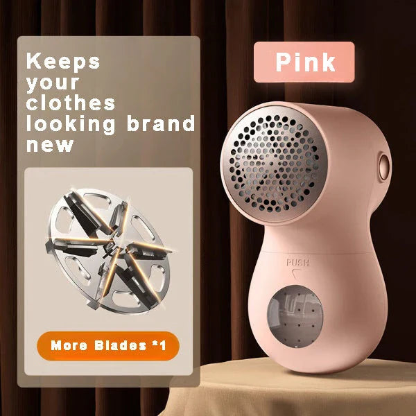 Fabric Lint Remover - Electric Hairball Trimmer with Smart LED Display and USB Charging