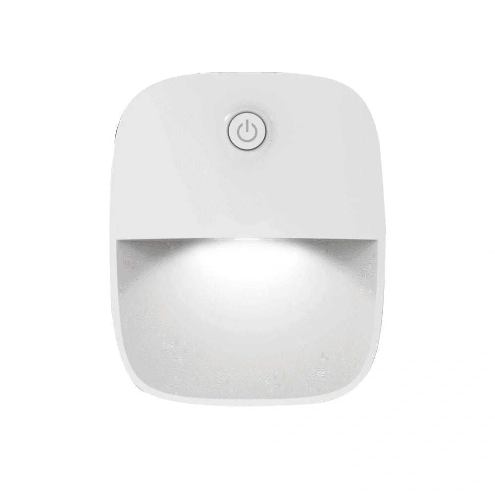 Multifunctional Smart Night Light Charger with motion sensor in white