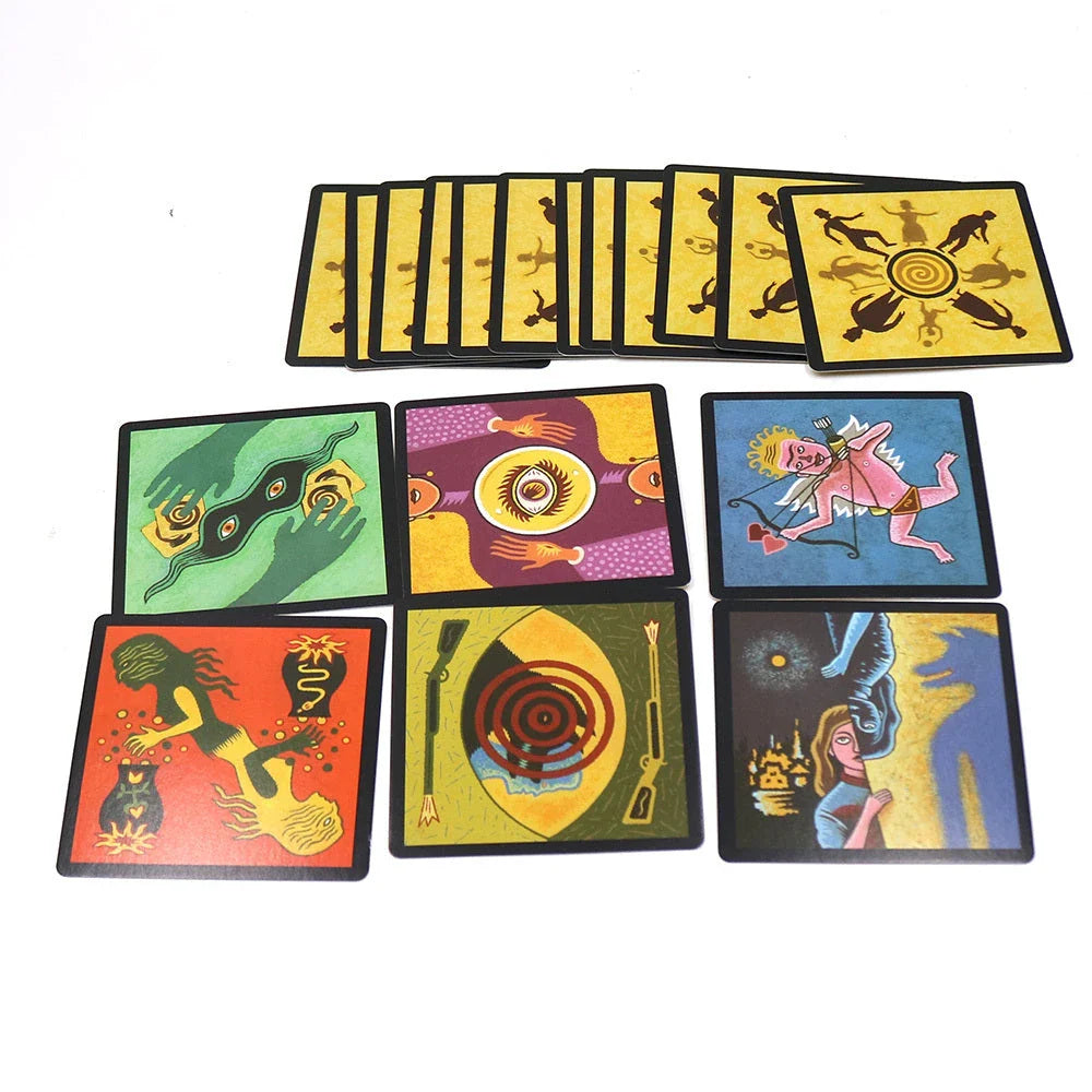 Vibrant Werewolf party board game with English rules for 8-18 players, ages 10 and up
