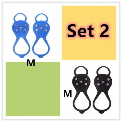 Silicone Climbing Non-Slip Shoe Grip for icy and snowy conditions