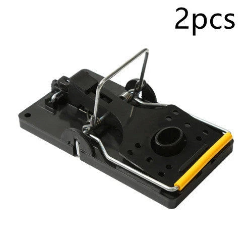 Durable reusable rodent traps with strong springs and smooth, easy-to-clean surface for effective household pest control