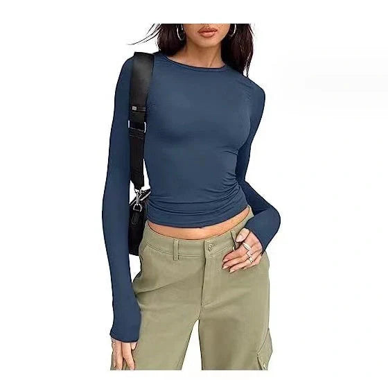 Stylish women's polyester pullover tops in a variety of colours and sizes