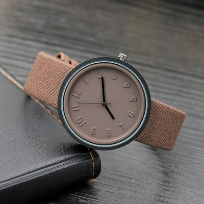 Elegant ladies' quartz watch with alloy dial, mineral glass mirror, and PU leather strap in various stylish colours
