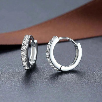 Elegant S925 Sterling Silver Diamond Earrings for Women showcasing timeless beauty and elegance.