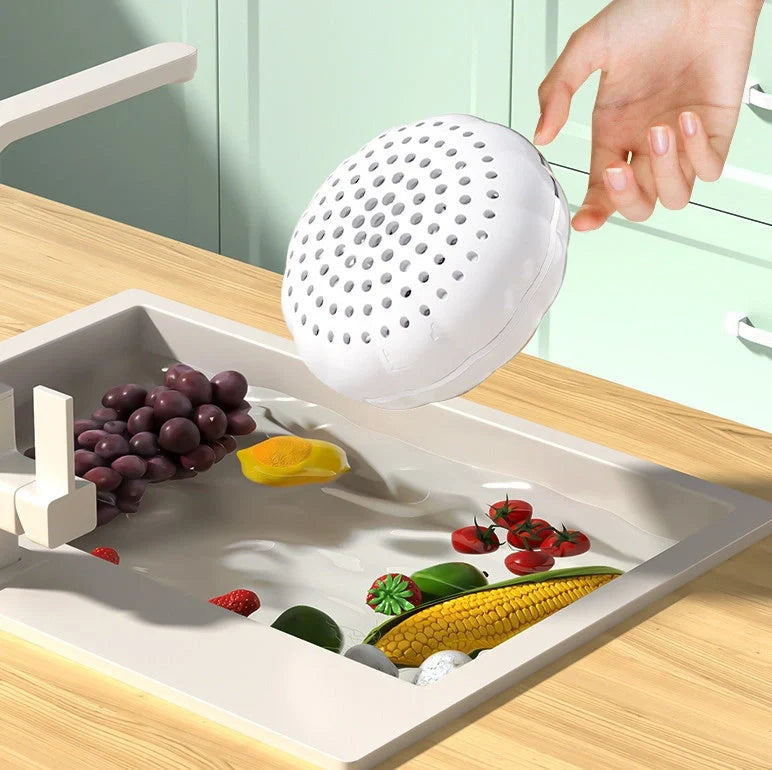 Portable vegetable and fruit washing machine with high-energy ion technology