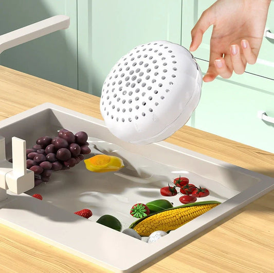 Portable vegetable and fruit washing machine with high-energy ion technology