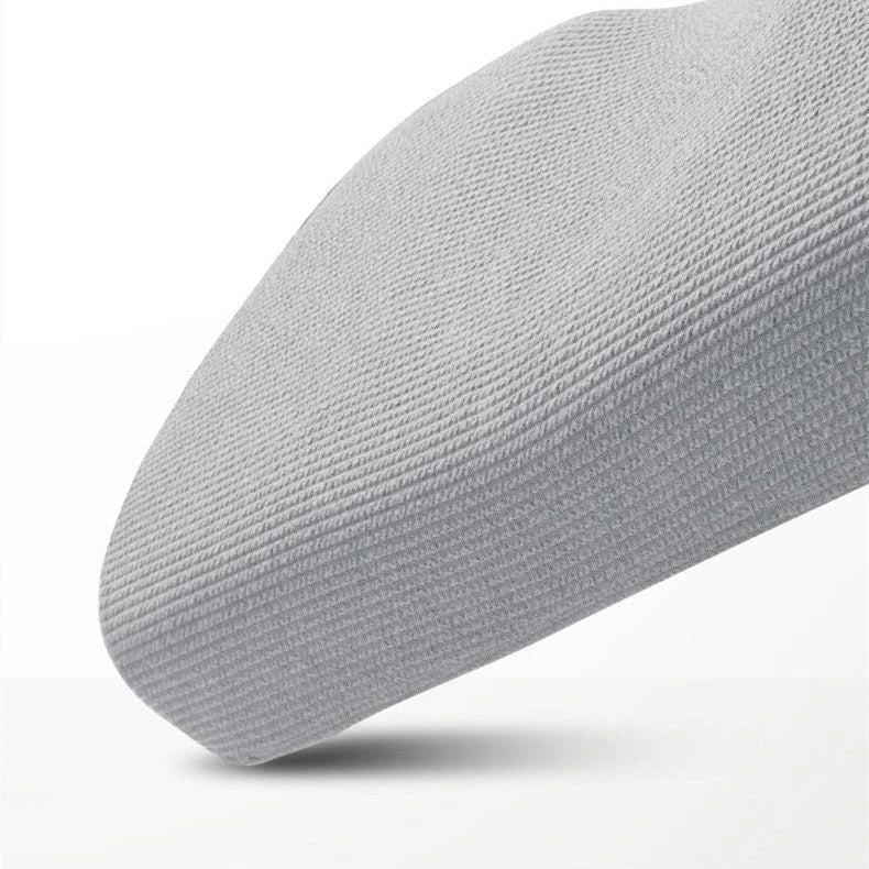 Customizable memory foam pillow with adjustable loft and knitted cotton cover for neck pain relief and better sleep