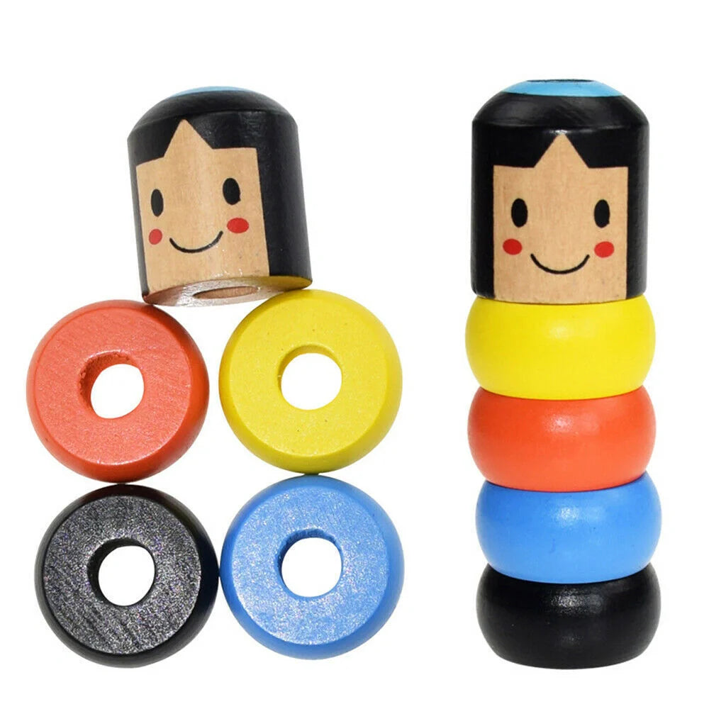 Immortal Daruma Unbreakable Wooden Man Magic Toy for magicians and entertainers