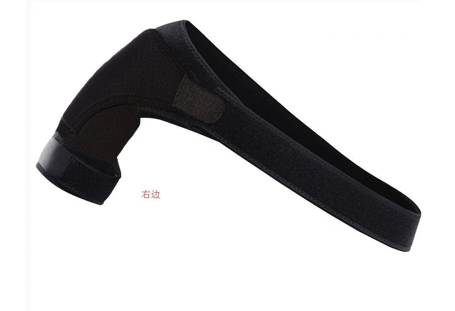 Adjustable neoprene shoulder support brace for dislocation and arthritis pain relief