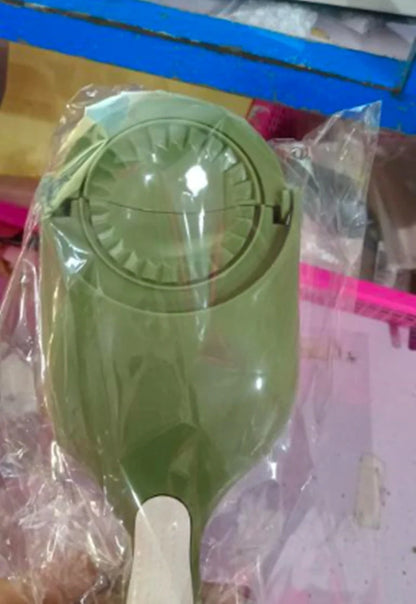 2-in-1 Dumpling Maker with non-slip handle and wavy-shaped dumpling design