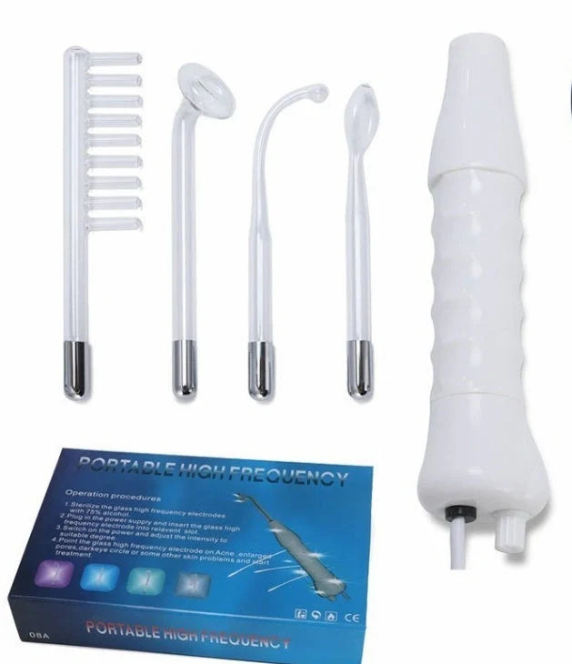 High-frequency electrotherapy beauty instrument for acne treatment and skin healing