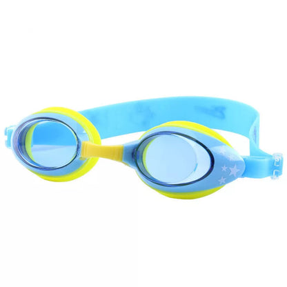 Children's waterproof and anti-fog swimming goggles in vibrant colours