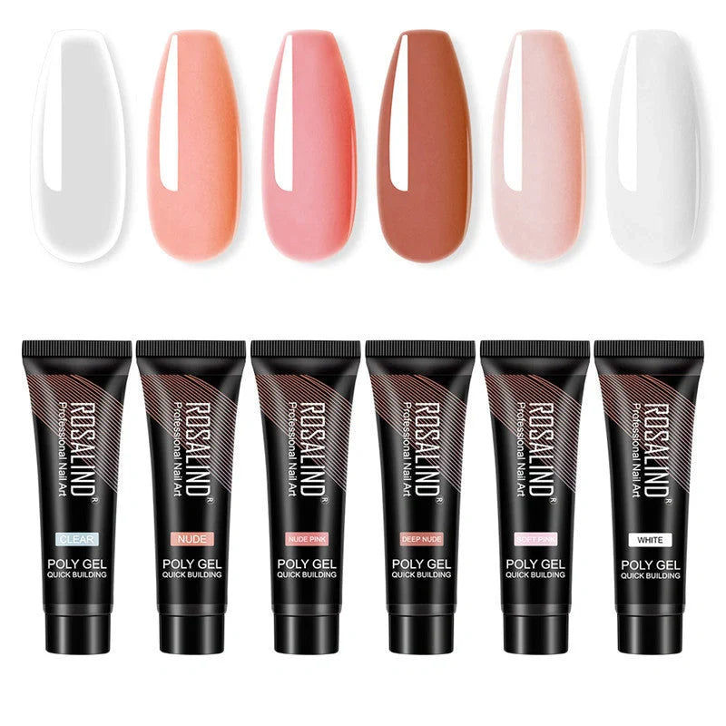 Multi-colour builder gel for professional nail extensions, 15ml