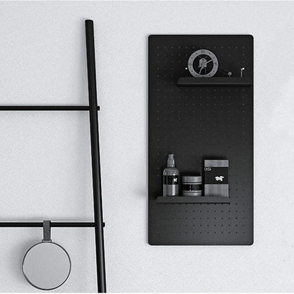Stylish, wall-mounted Nordic-inspired storage rack for organising kitchen, study, and office essentials