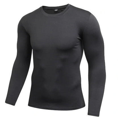 Men's Dry-Fit Long Sleeve Compression Top in various colours and sizes