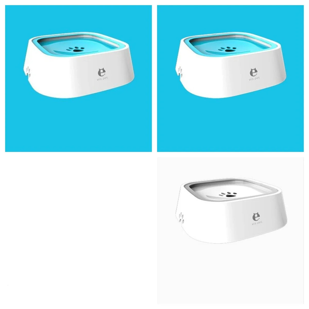 Spill-Proof Floating Pet Water Bowl with Slow Water Intake, Premium ABS & PP Construction, Available in Various Colors and Quantities