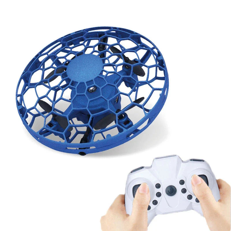 Intuitive air drone with UFO-inspired design, gesture control, and automatic obstacle avoidance for seamless aerial experiences.